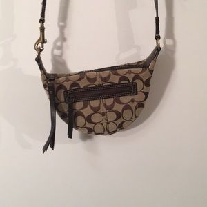 Authentic coach mini satchel